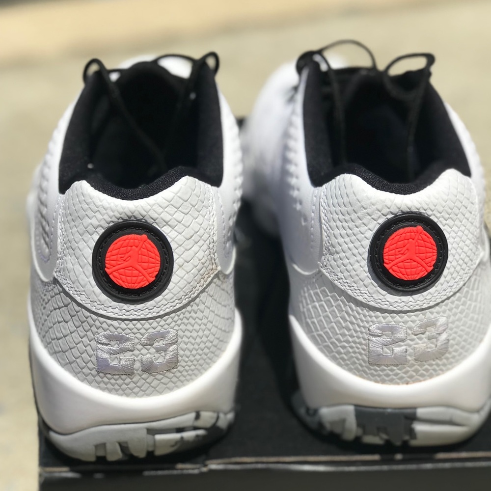 Air Jordan 9 retro low. White, 12M